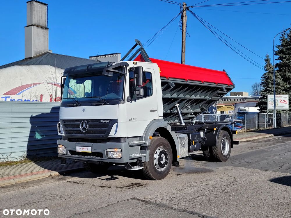 Mercedes-Benz AXOR 1833 NOWY KIPER KLIMA ROZSTAW OSI 3,60m WYWROTKA EURO 5 - 8