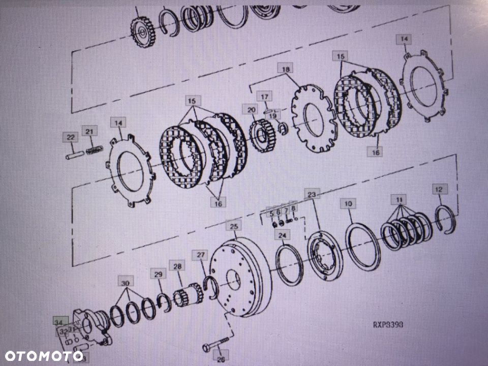 John Deere RE10392/kolektor/John Deere 4555/4755/4955 - 1