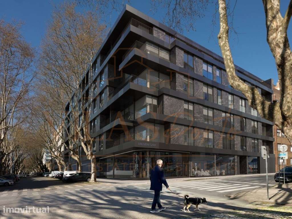 APT T1 de Luxo Novo -Edifício 'MENERES 777' - Matosinhos Sul - Grande imagem: 2/49