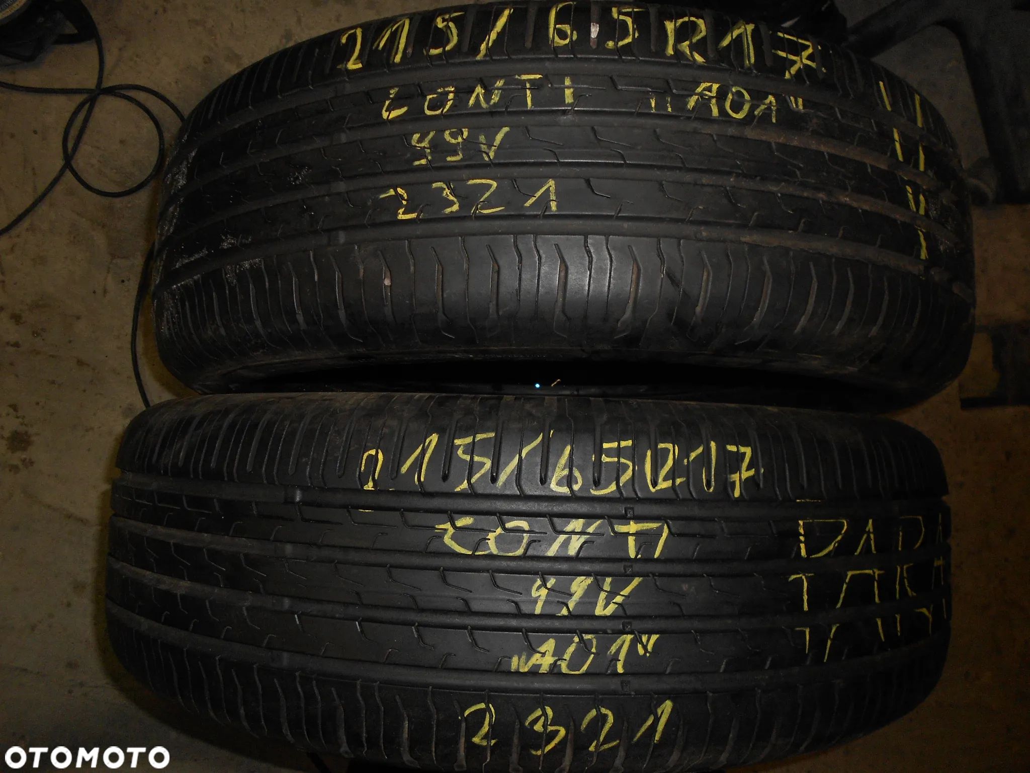 OPONY 215/65r17 CONTINENTAL ECO CONTACT 6 AO1 DOT 2321 7.7MM - 1