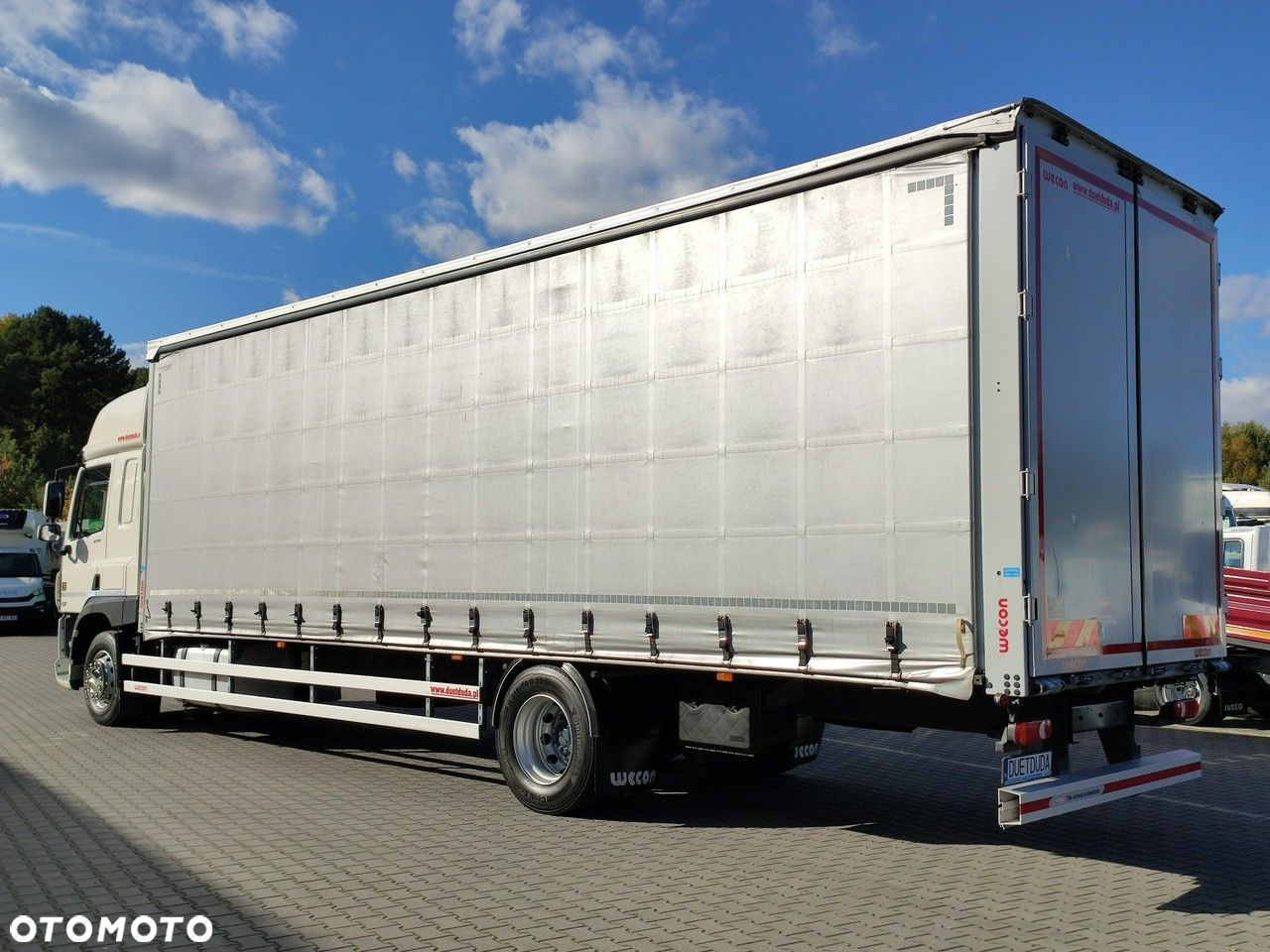 DAF CF 290 E6 Firana Tył Drzwi Dach Podnoszony / Zsuwany Długi 9.30m - 18