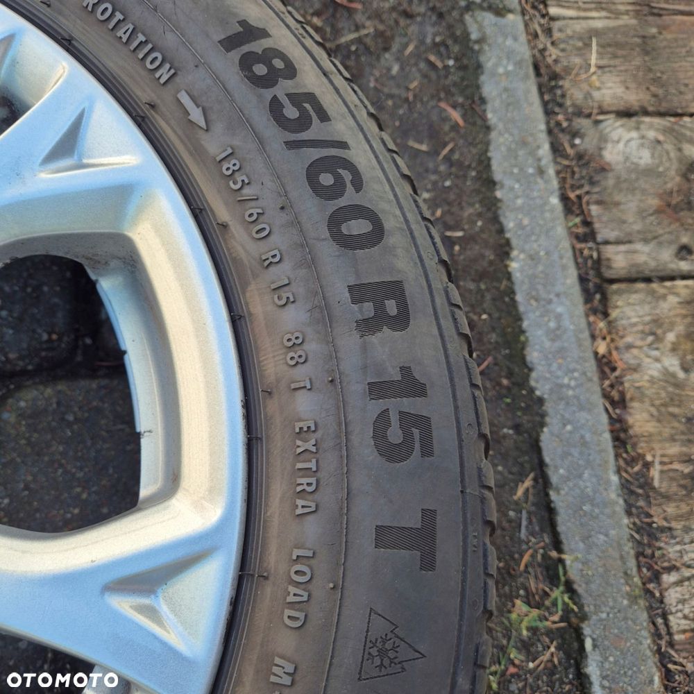 ZIMA KOŁA 15 ORYGINAŁ FORD FIESTA B MAX FOCUS KA 185/60 R15 CZUJNIKI - 7
