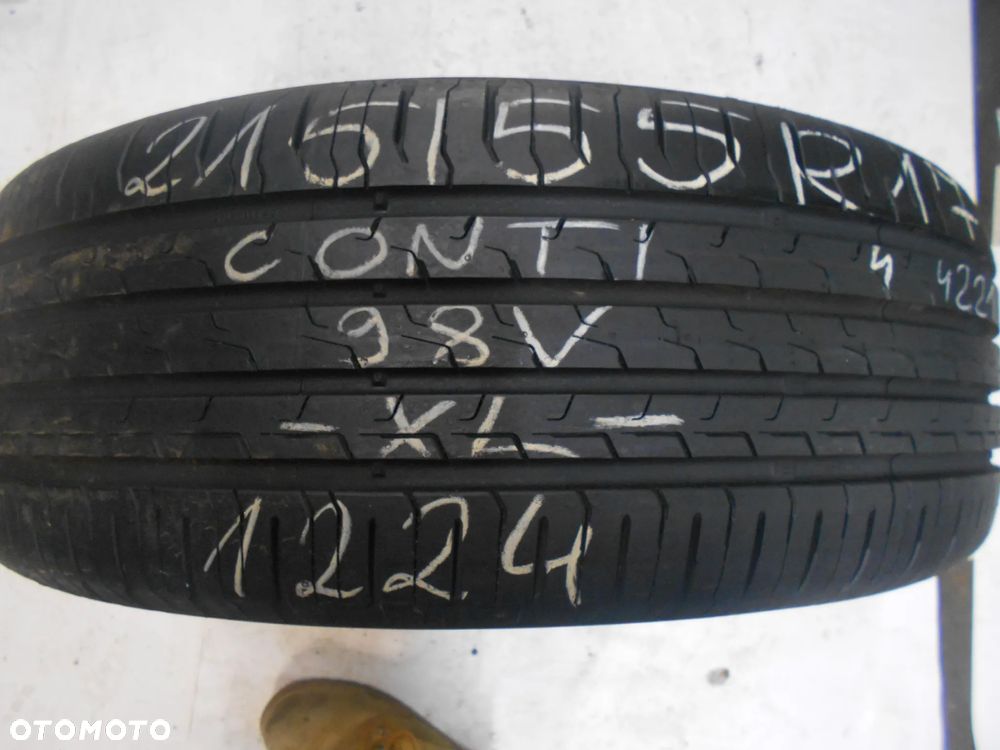 OPONA POJEDYNKA 215/55R17 CONTINENTAL ECO CONTACT 6 XL DOT 1224 7.5MM - 1
