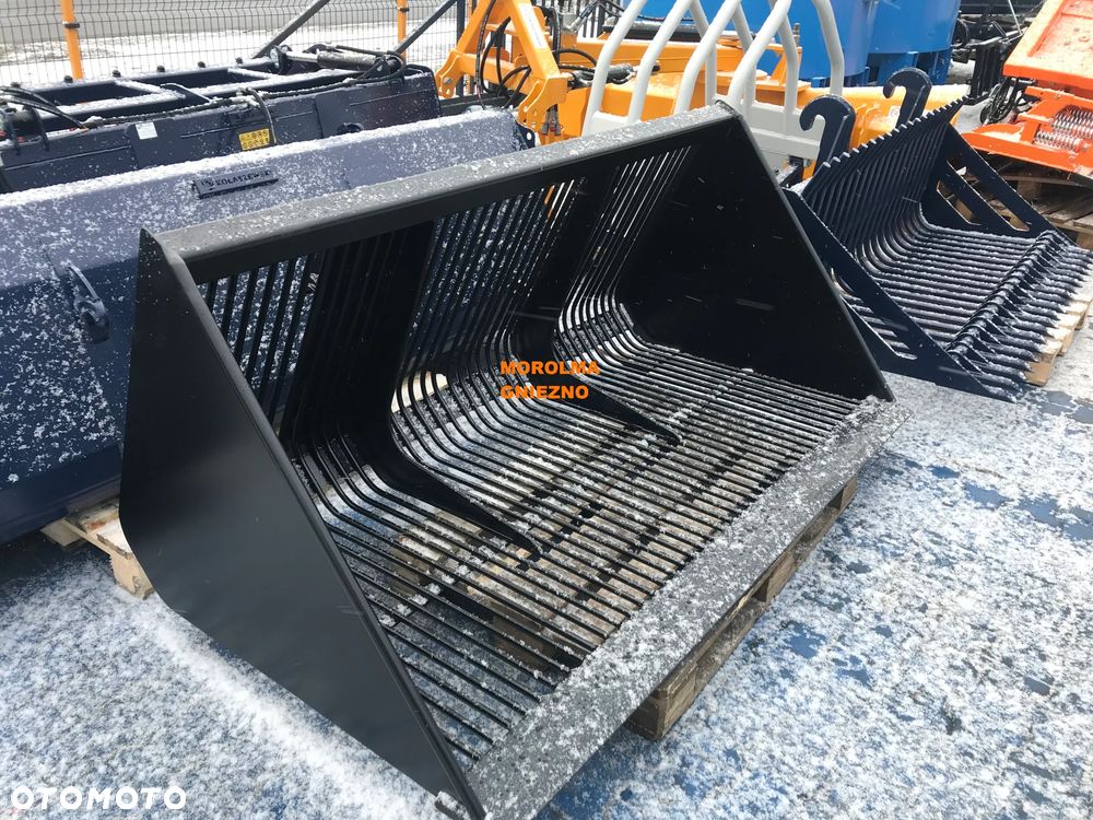 Łyżka objętościowa wysokiego wysypu FK MACHINERY 240 cm MHTBM240 szufla wysokiego rozładunku 1,76 m3 - 8