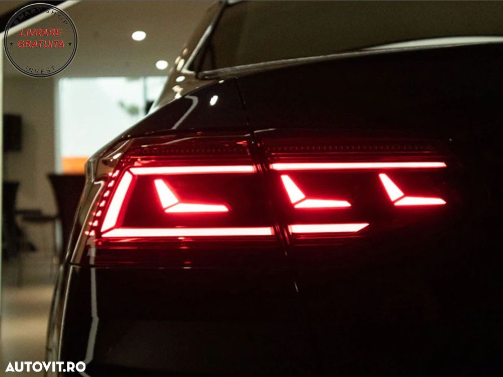 Stopuri LED VW Passat B8 3G (2015-2019) Sedan B8.5 Design cu semnal dinamic- livrare gratuita - 23