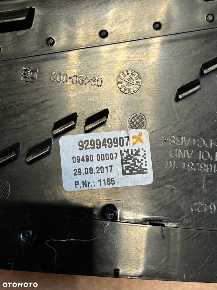 BMW 7 G11 G12 KRATKA NAWIEWU DESKI PRAWA PRZÓD NAWIEW KOKPITU PRAWY 9299499 - 3