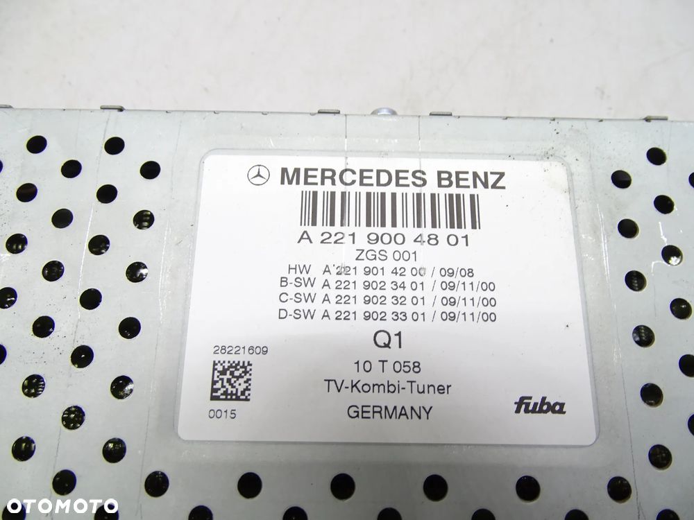 Mercedes W221 modul tuner tv 2219004801 - 5