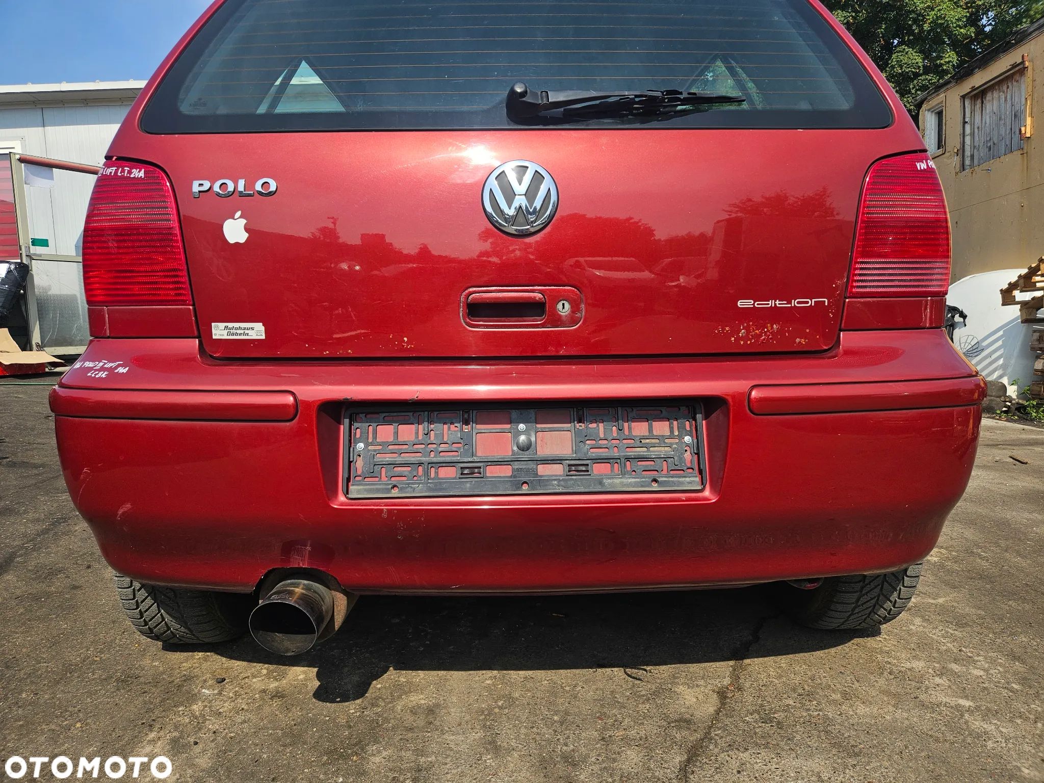 VW POLO III LIFT 6N2 ZDERZAK TYŁ TYLNY TYLNI LC3K - 1