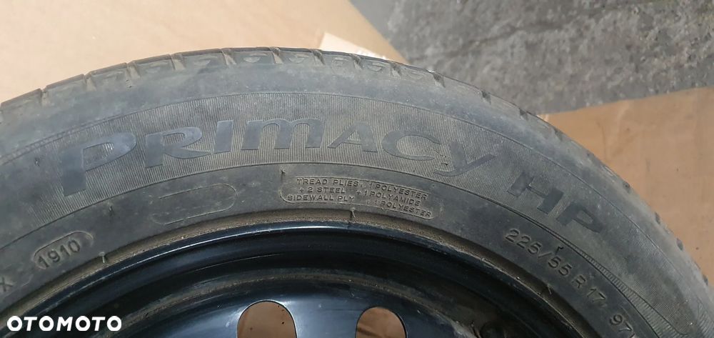 Koło zapasowe dojazdówka zapas 7.5J R17 ET45 Peugeot 607 - 7