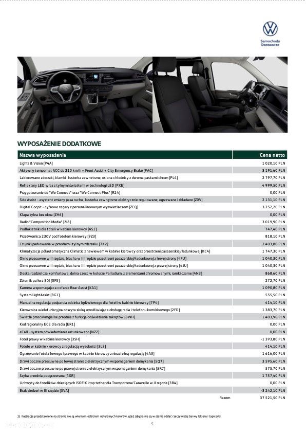 Volkswagen Transporter Kombi T6.1 TDI L1H1 DSG - 12