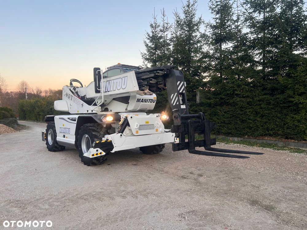 Manitou Ładowarka teleskopowa Manitou Mrt 2150 + Privilage Roto obrotowa 360 Pilot sterowanie radiowe Kosz Widły 2016/17 1840 2550 2540 silnik Mercedes 2150+ Merlo - 15