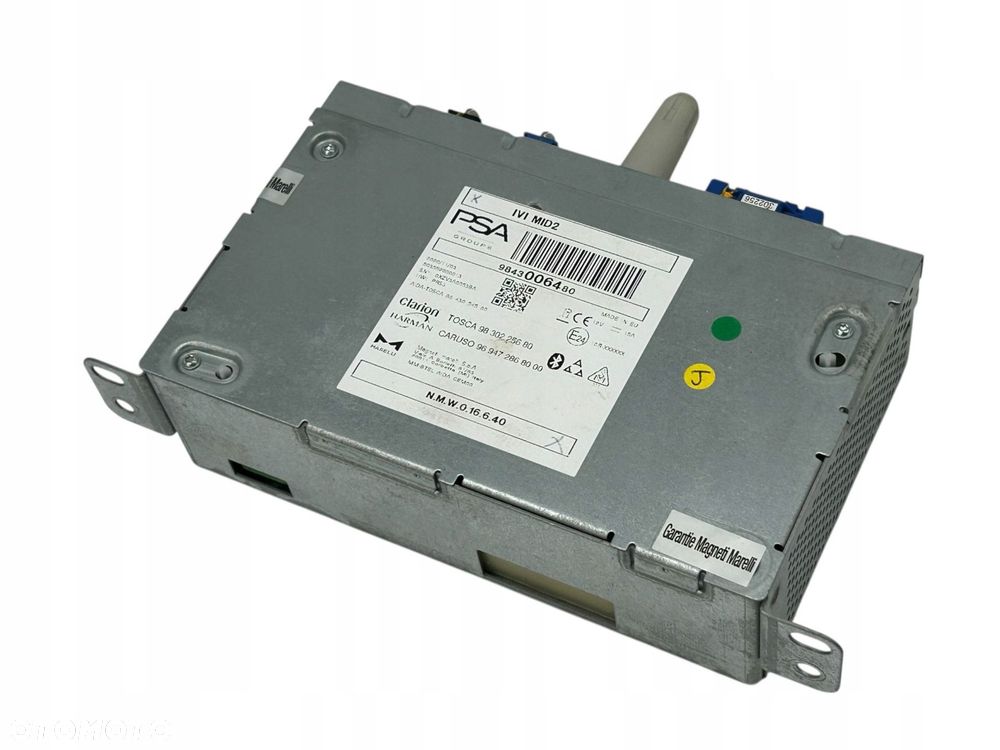 radioodtwarzacz stacja multimedialna peugeot 308 9843006480 - 1