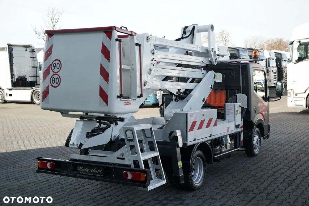 Nissan CABSTAR / ZWYŻKA 16,3 METRÓW / FRANCE ELEVATEUR /  BLIŹNIAK / UDŹWIG - 200 kg / 4 PODPORY / - 12