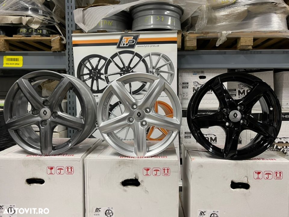 Jante Renault Clio , Captur, Zoe, 15'' si 16 inch, noi - 1