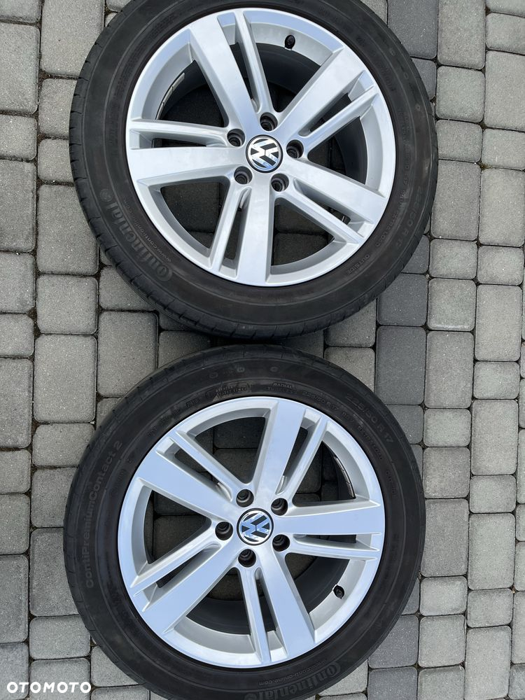 Alufelgi 5x112 17 cali Vw Passat Sharan Golf Jetta opony 225/50/17 - 6