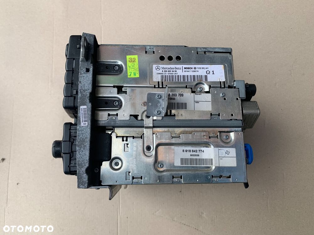 A2208203489 radio fabryczne Mercedes s w220 cl w215 - 3