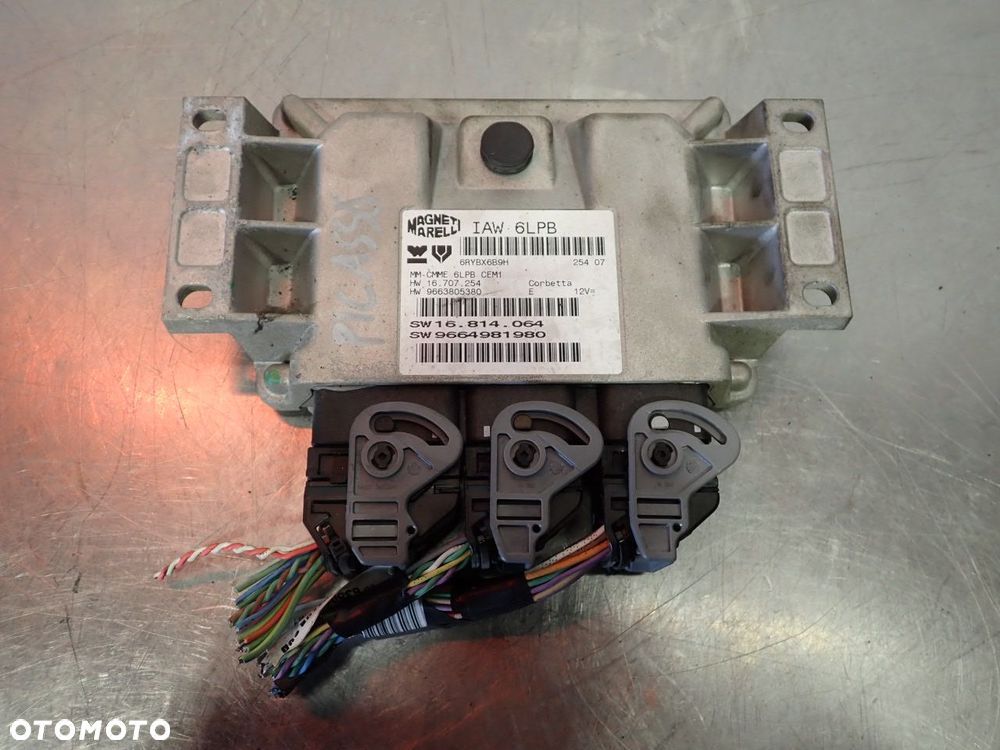 KOMPUTER SILNIKA CITROEN C4 PICASSO LIFT 9664981980 - 1