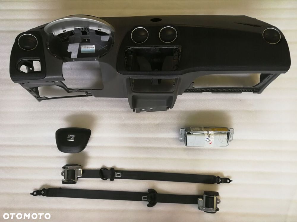 SEAT IBIZA 6J DESKA KONSOLA KOKPIT PODUSZKI AIRBAG - 1