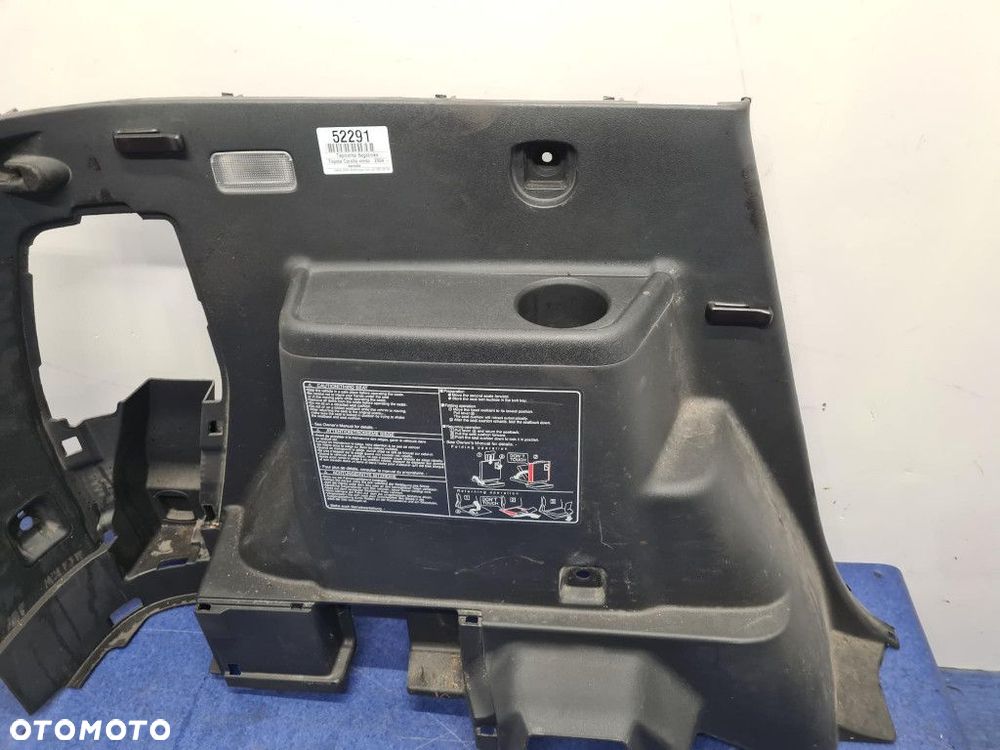 TOYOTA COROLLA VERSO I LIFT TAPICERKA BAGAŻNIKA  LEWA - 5