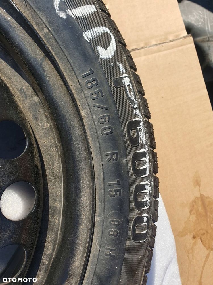 KOŁO ZAPASOWE PIRELLI P6000 185/65 R15 OPEL DOT 1403 JAK NOWE 4X100 - 6