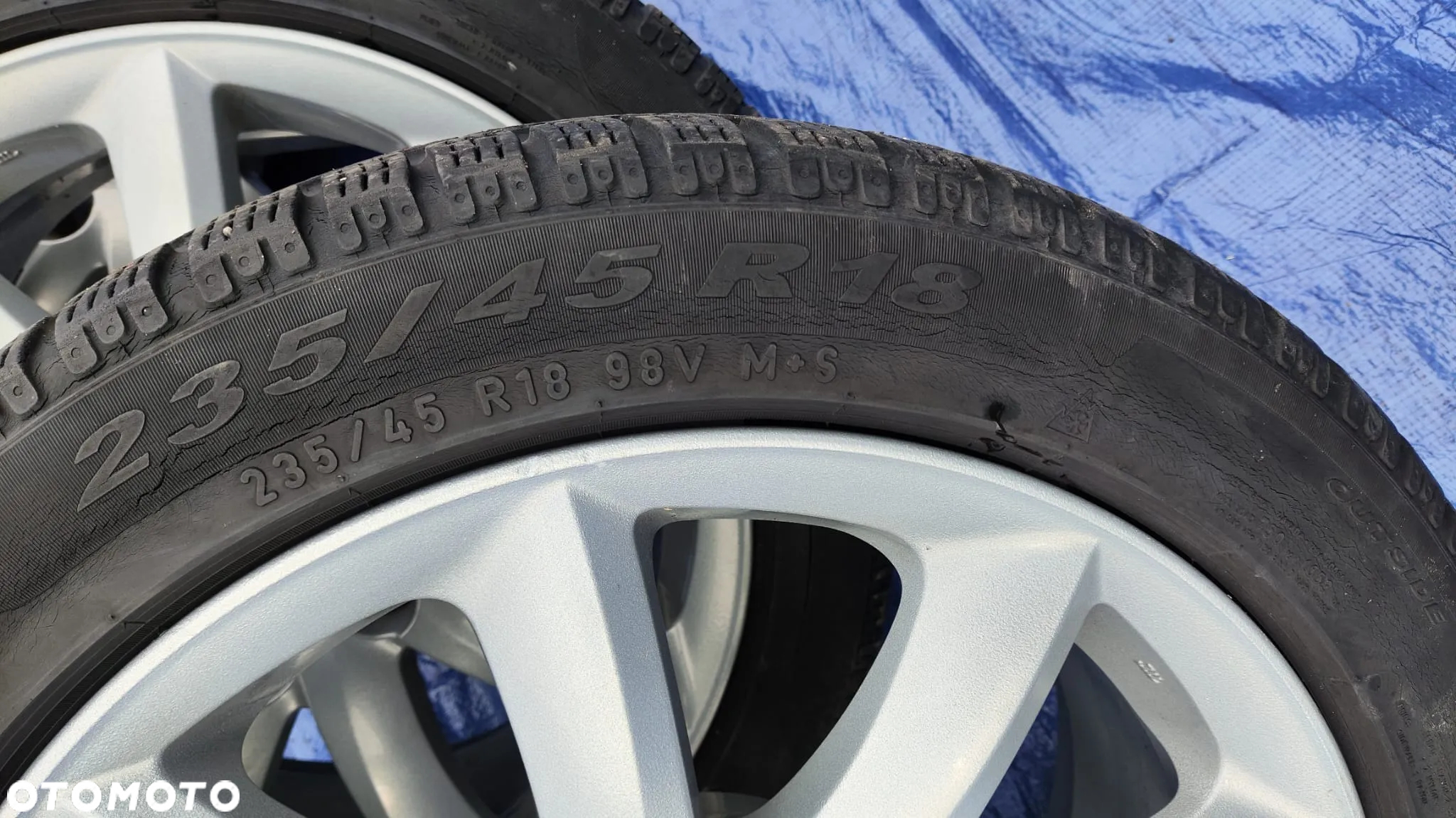 FELGI ALUMINIOWE ALUFELGI KOŁA 18 7.5J ET32 5x114.3 OPONY 235/45R18 LEXUS LS IV LS460 LS600 - 11