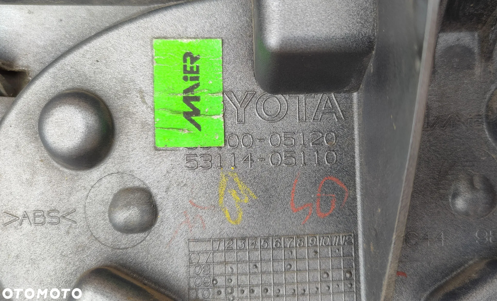 Atrapa Gril Grill Znaczek RADAR Toyota Avensis T27 2008- - 4
