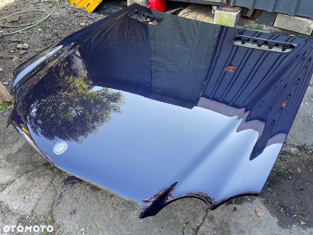 POKRYWA SILNIKA MASKA PRZÓD MERCEDES-BENZ SL W230 A230 R230 GRANATOWY METALIK - 10