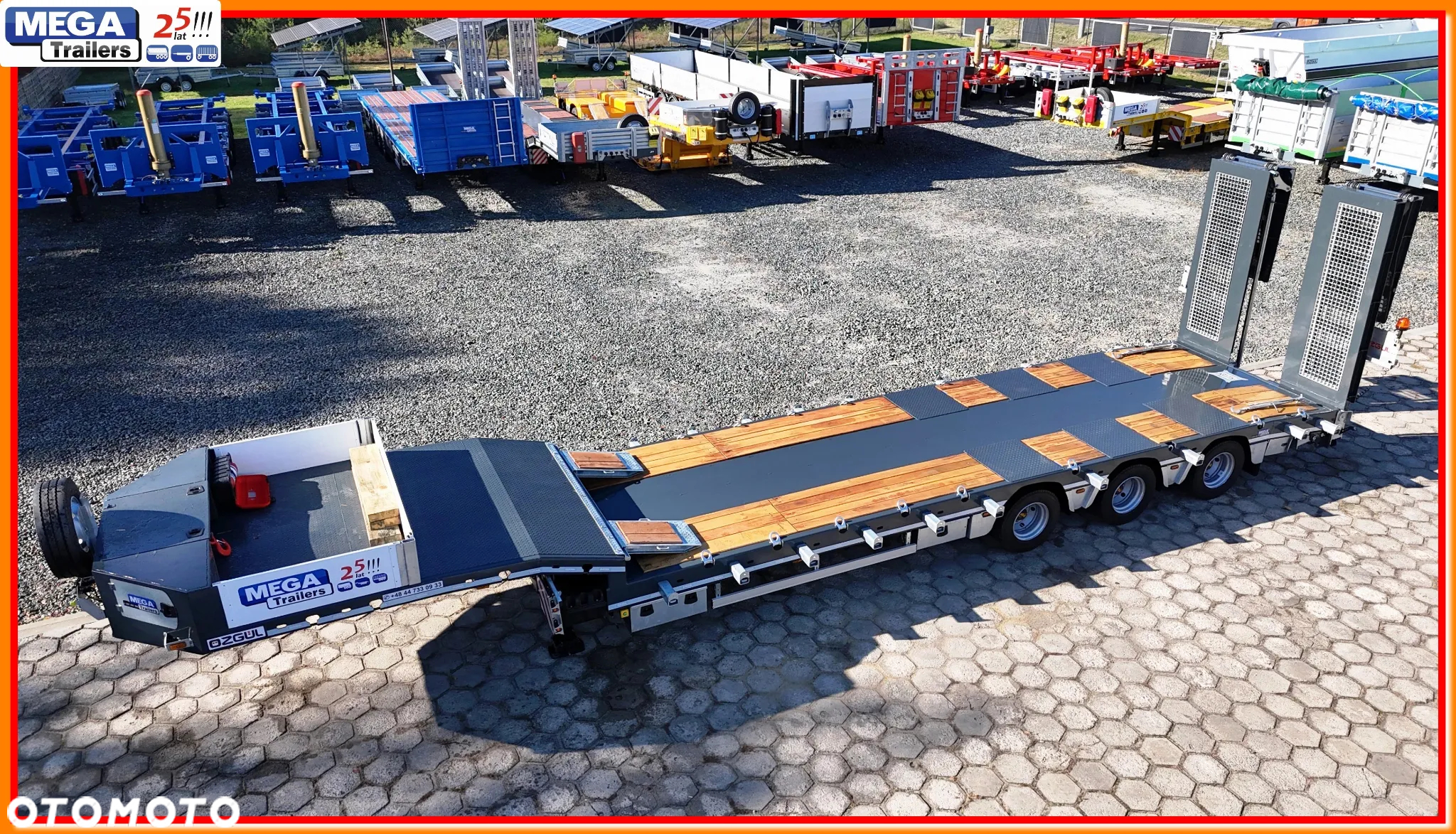 Mega SEMIK 3-osie,  do ciągnika 6x4,  ład. 46 Ton HOMOLOGACJA COC (UE) !!! - 2