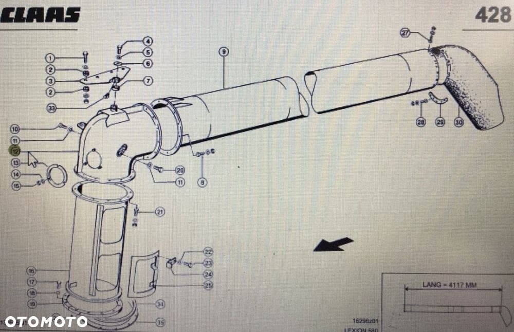 00 0751 988 1/tunel rurowy/Class Lexion 580 670-640 770 580-570 430-420 Tucano 320 580-570 430-420 - 1