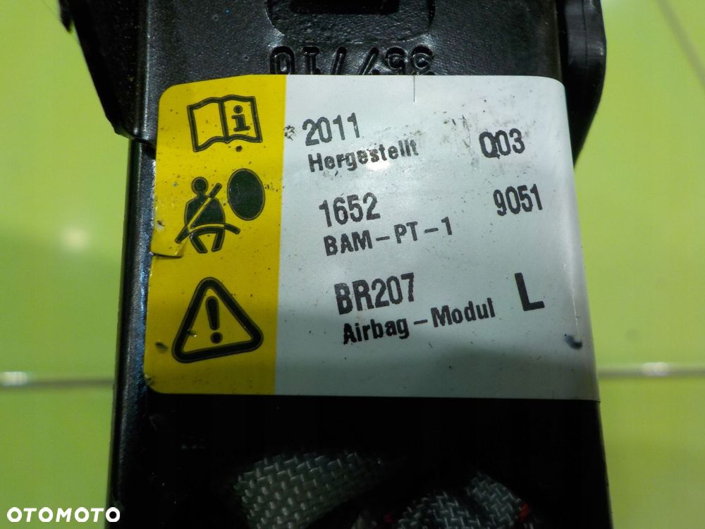 E C207 A207 3.0 CDI 11r COUPE AIRBAG poduszka fotela lewa przod 610544601 - 3