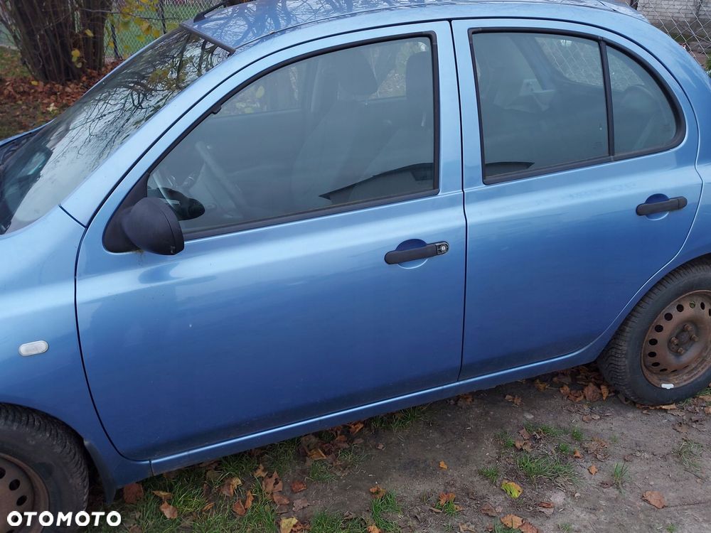 NISSAN MICRA K12 02- DRZWI LEWE TYŁ TYLNE T12 G - 3