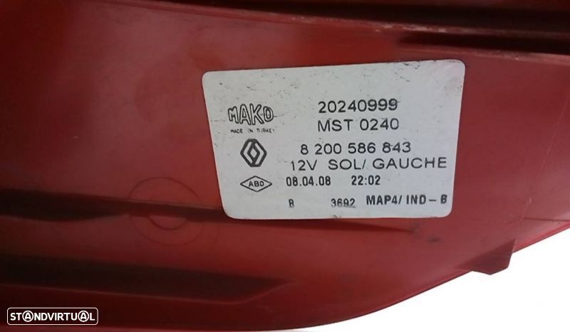 Farolim Stop Esq Renault Clio Grandtour (Kr0/1_) - 3