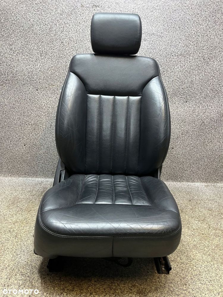 Fotel pasazera prawy przod przedni grzany skora Airbag Mercedes ML W164 - 3