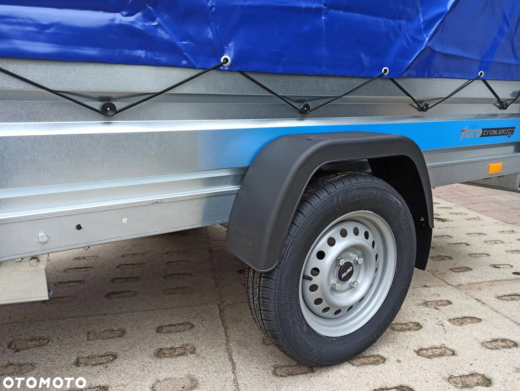 Faro Przyczepa TRACTUS 263x125 burty, MOCNA 750kg, DUŻY WYBÓR - 8