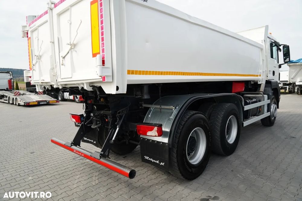 MAN TGS 26.360 / 6X4 / BASCUNĂ DUBLU / BASCUNĂ HIDRODOXICĂ / MANUALĂ BORDMATIC - 18