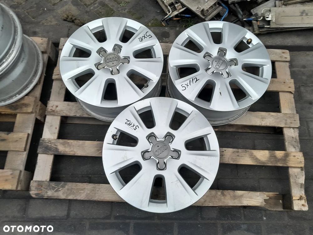 AUDI A3 8P ALEGELGI 16" 5X112 8P0601025BJ 3 SZTUKI - 1