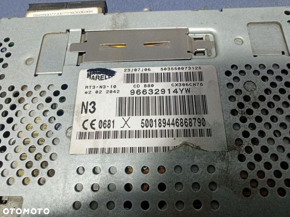 CITROEN C5 I LIFT RADIO NAWIGACJA RT3 N3  96632914YW - 4