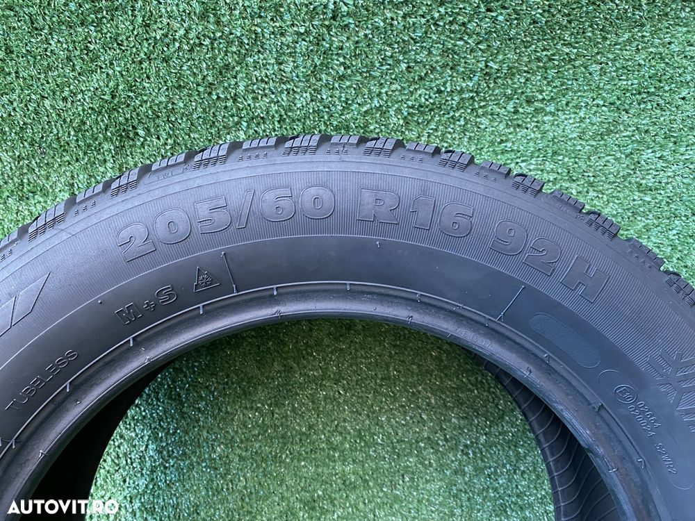 Set 2 anvelope Iarna Riken Snow 205 60 R16 92H Dot 3021 Profil 4,9-6mm - 5