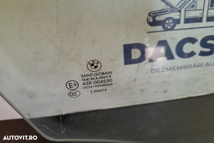 Geam usa fata dreapta 43R-004530 43R-004530 BMW X5 E53 [1999 - 2003] - 3