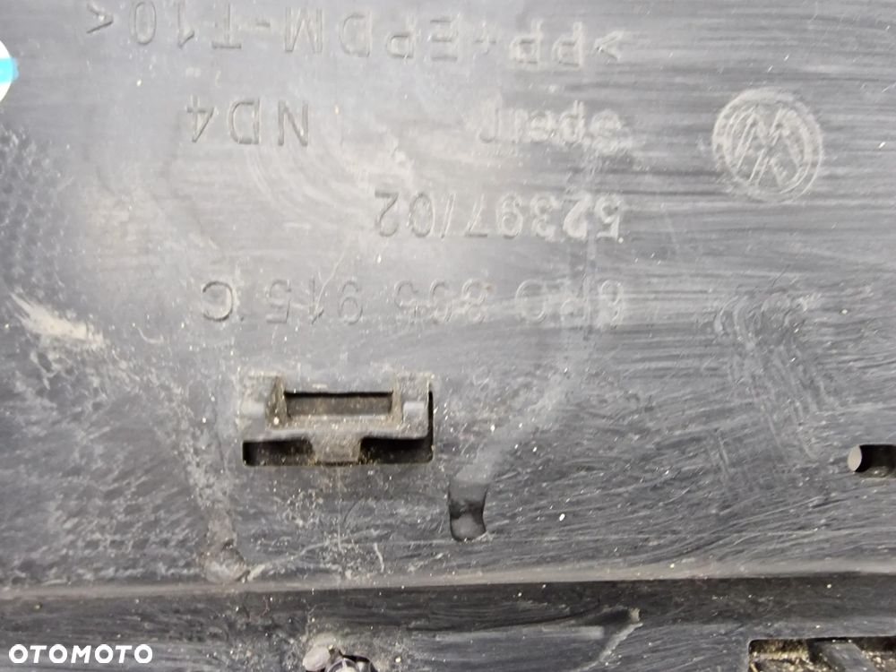 VW POLO 6R0 V 08-12 OSŁONA / DOKŁADKA POD ZDERZAK / SPOJLER ZDERZAKA PRZEDNIEGO PRZÓD , NR 6R0805915C , NR AUKCJI OSŁ761 - 6