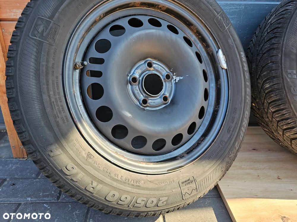 KOŁA FELGI STALOWE OPONY ZIMOWE KOŁPAKI 205/60 R16 OPEL ASTRA J K MOKKA 5x105 6,5J ET39 - 11