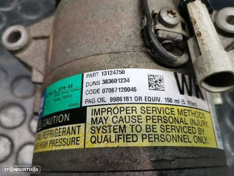 COMPRESSOR AR CONDICIONADO OPEL ASTRA H 2007 - 2