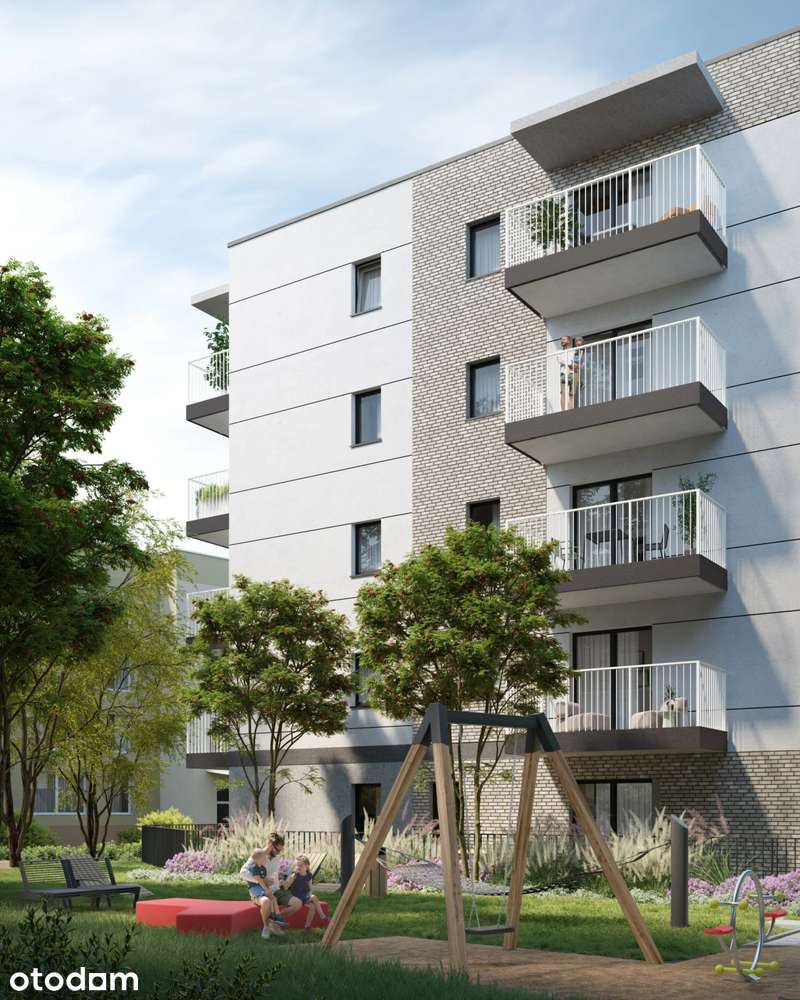 2-pokojowe mieszkanie 42m2 + balkon Bez Prowizji