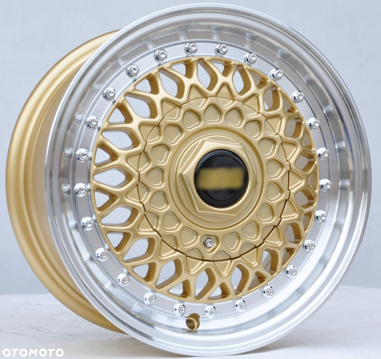 479 ZŁOTE NOWE FELGI 14 4x100 Z RANTEM DO BMW 3 E21 E30 ET35 - 4