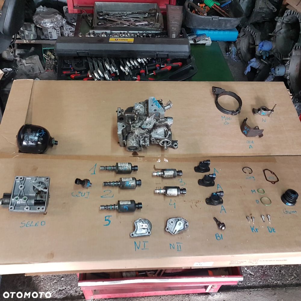 czujnik zawór nastawnik Selespeed Dualogic Robot Automat Fiat Panda 500 Grande Punto Evo Doblo Qubo Fiorino idea 500 ducato 147 156 stilo croma skrzynia automatyczna - 5