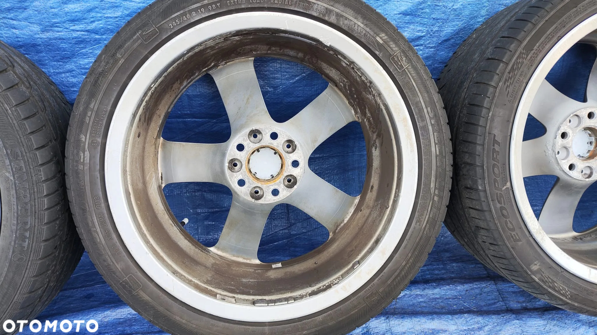 KOŁA FELGI ALUFELGI STYLING 249 5x120 8.5J 9J 19 ET14 ORYGINALNE 6777353 6777354 OPONY 245/40R19 275/35R19 BMW E63 E64 LCI LIFT - 19