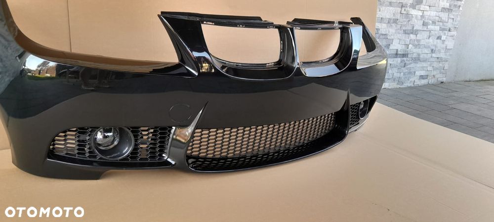 ZDERZAK BMW E90 E91 M PAKIET M3 LOOK SCHWARZ II bez PDC WYSYŁKA - 4