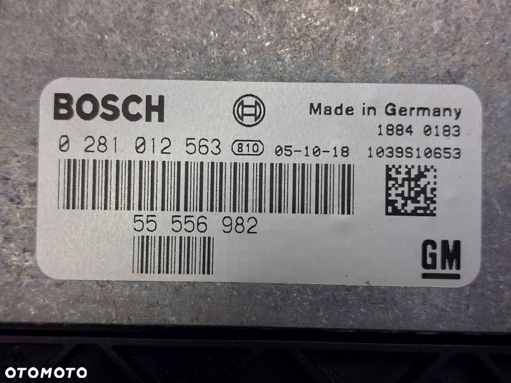 ZESTAW STARTOWY SAAB 9-5 I 1.9 TID 55556982 0281012563 12767384 12767386 - 2