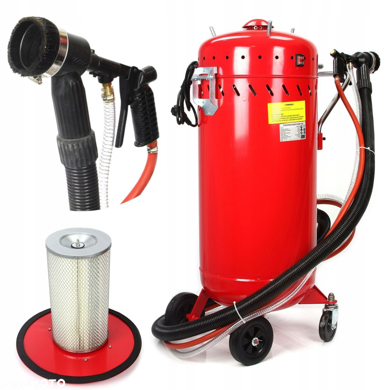 MAR-POL PIASKARKA 105L /28 GAL 1200 W 5,5-8,3 bar DYSZA 7,5 mm M80593 - 8