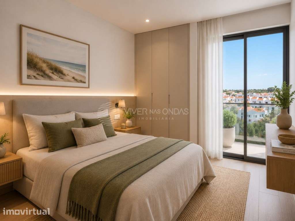 OFERTA DA ESCRITURA | Apartamento T0+1 novo na 1ª linha da praia de... - Grande imagem: 4/58